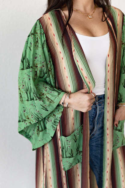 TH103 CACTUS SERAPE KIMONO (7 Piece)