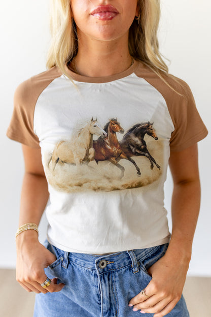 VR4 S135 STAMPEDE HORSE TEE (OPEN)