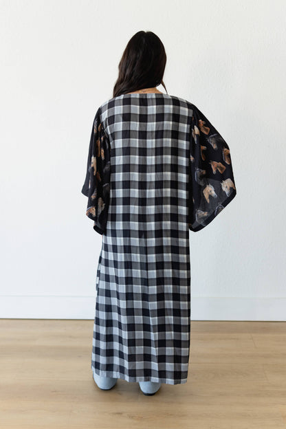 TH103 BLACK GINGHAM HORSE (7 Piece)