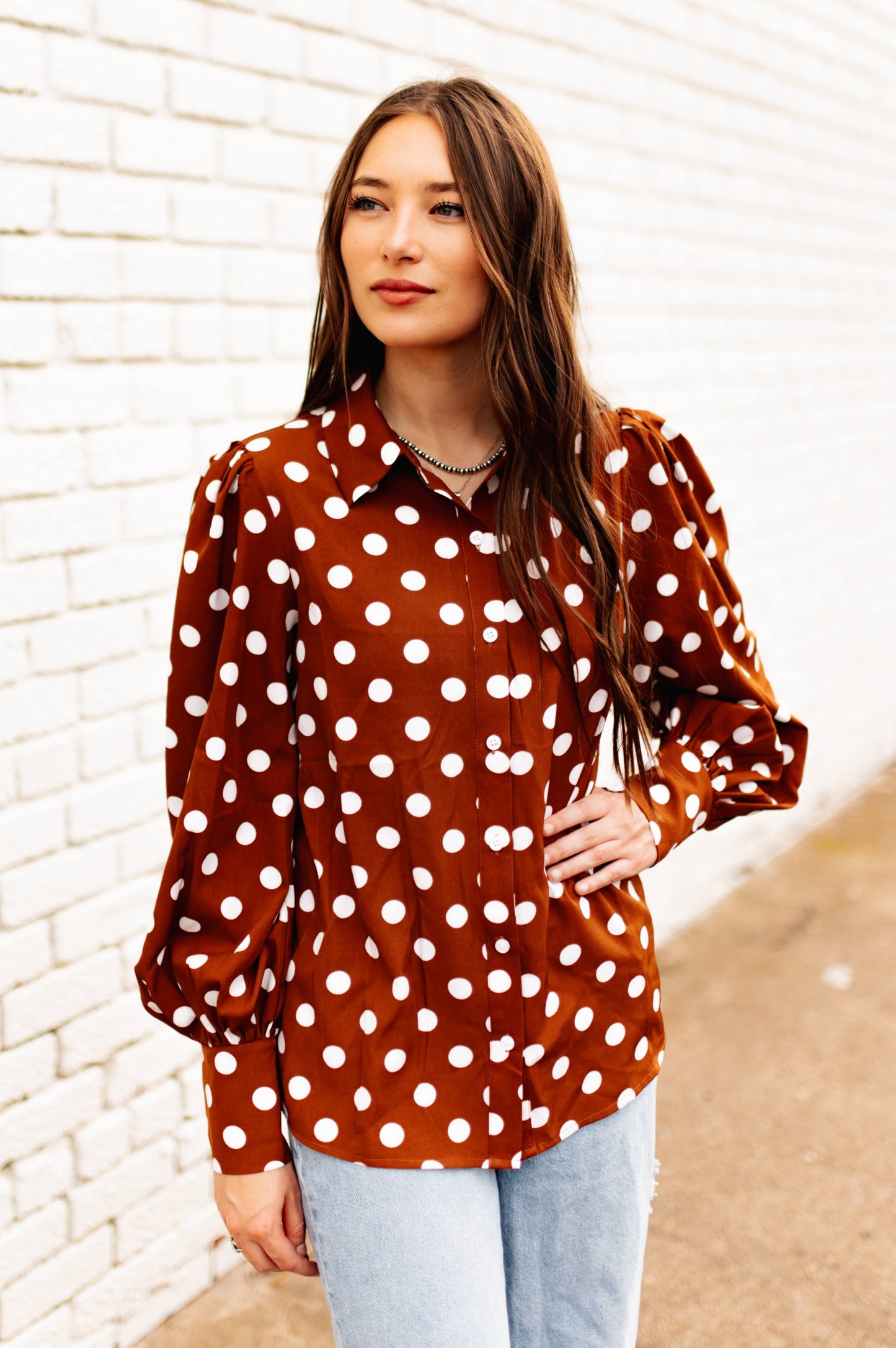 TH11 BROWN DOT  (7 Piece)