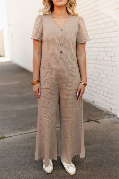 TH88 TAUPE QUILTED JUMPER (7 Piece)