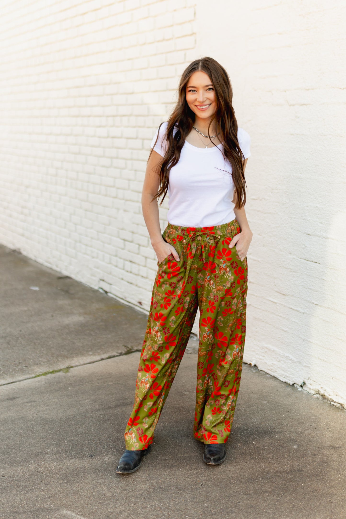 TH2109 RETRO OLIVE COWBOY PANT (7 Pieces)