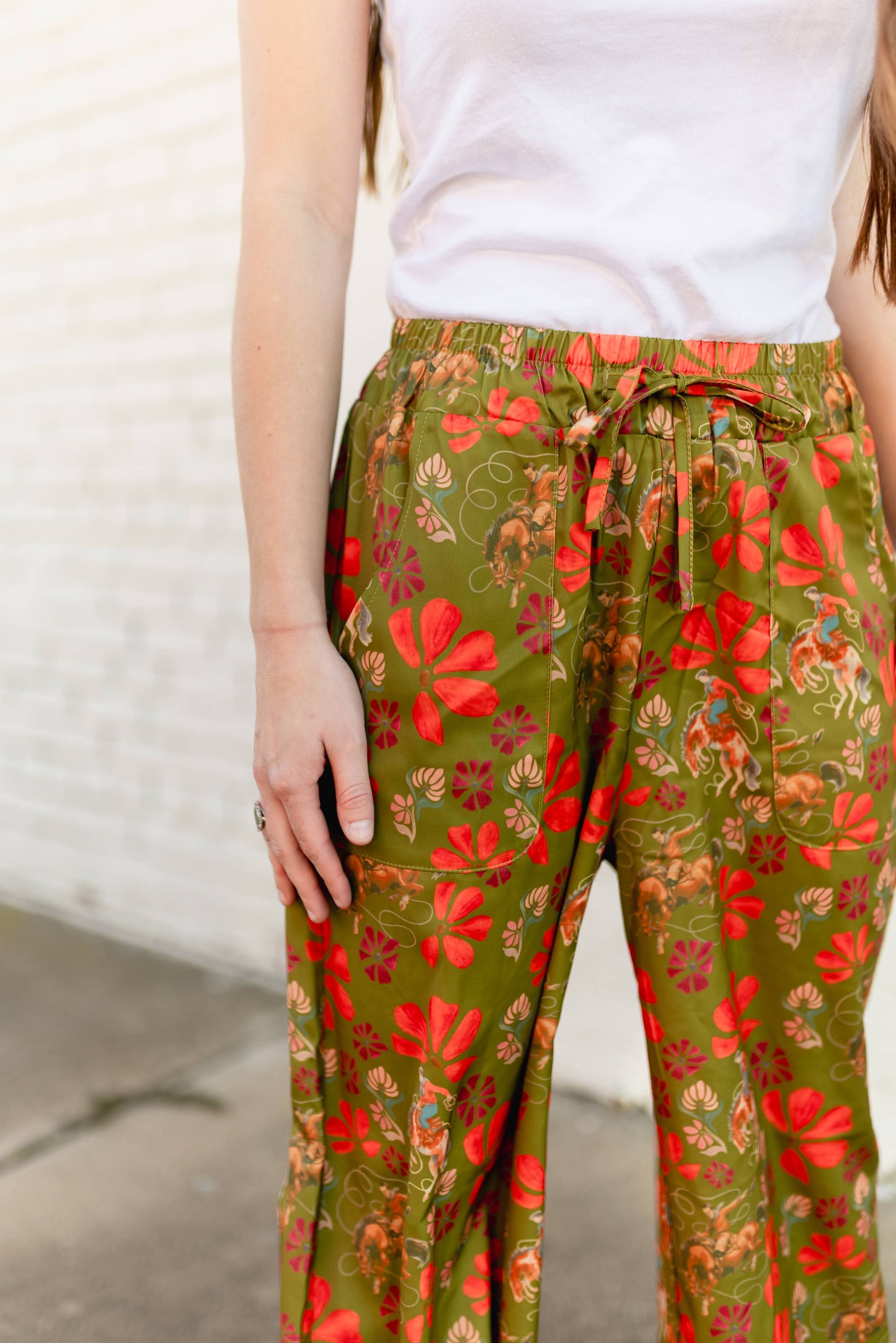 TH2109 RETRO OLIVE COWBOY PANT (7 Pieces)
