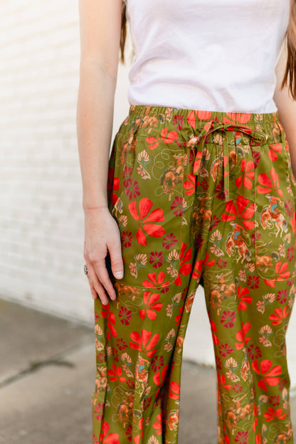 TH2109 RETRO OLIVE COWBOY PANT (7 Pieces)