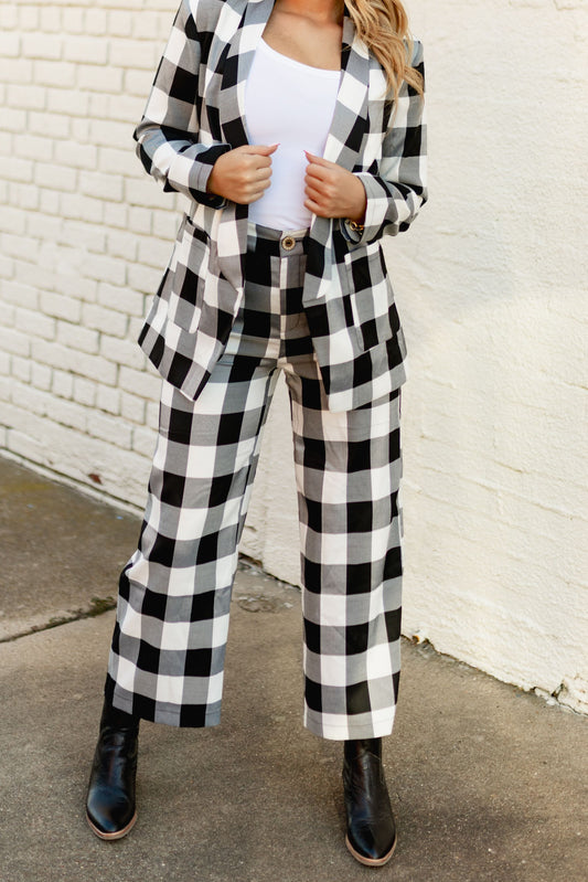 TH56 LARGE BLACK GINGHAM  PANT (1 Piece)