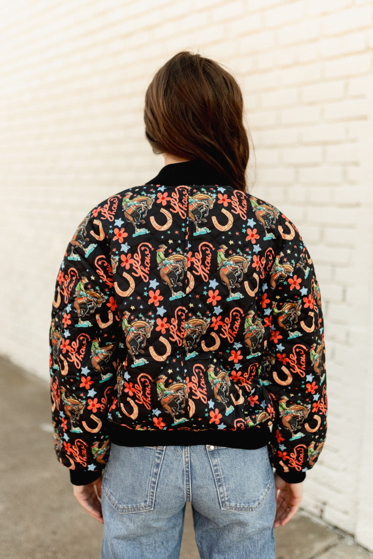 TH2412 BLACK HOWDY BOMBER JACKET (7 Piece)