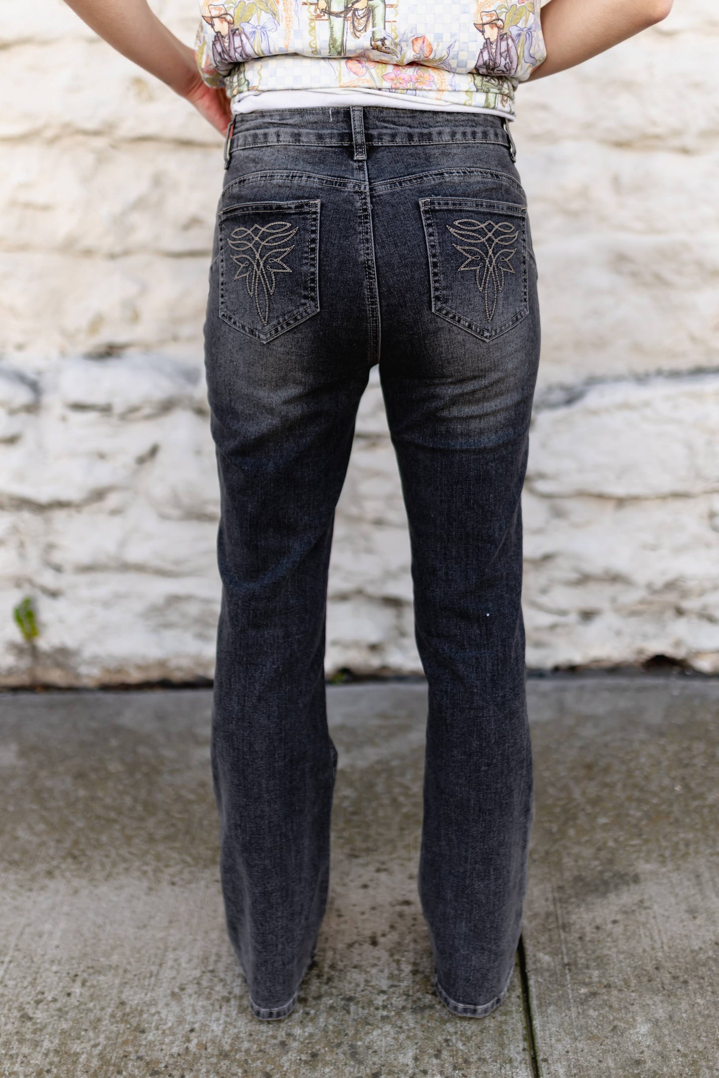 TH8830 DENIM FLAIR JEANS WITH STITCH(7 Piece)