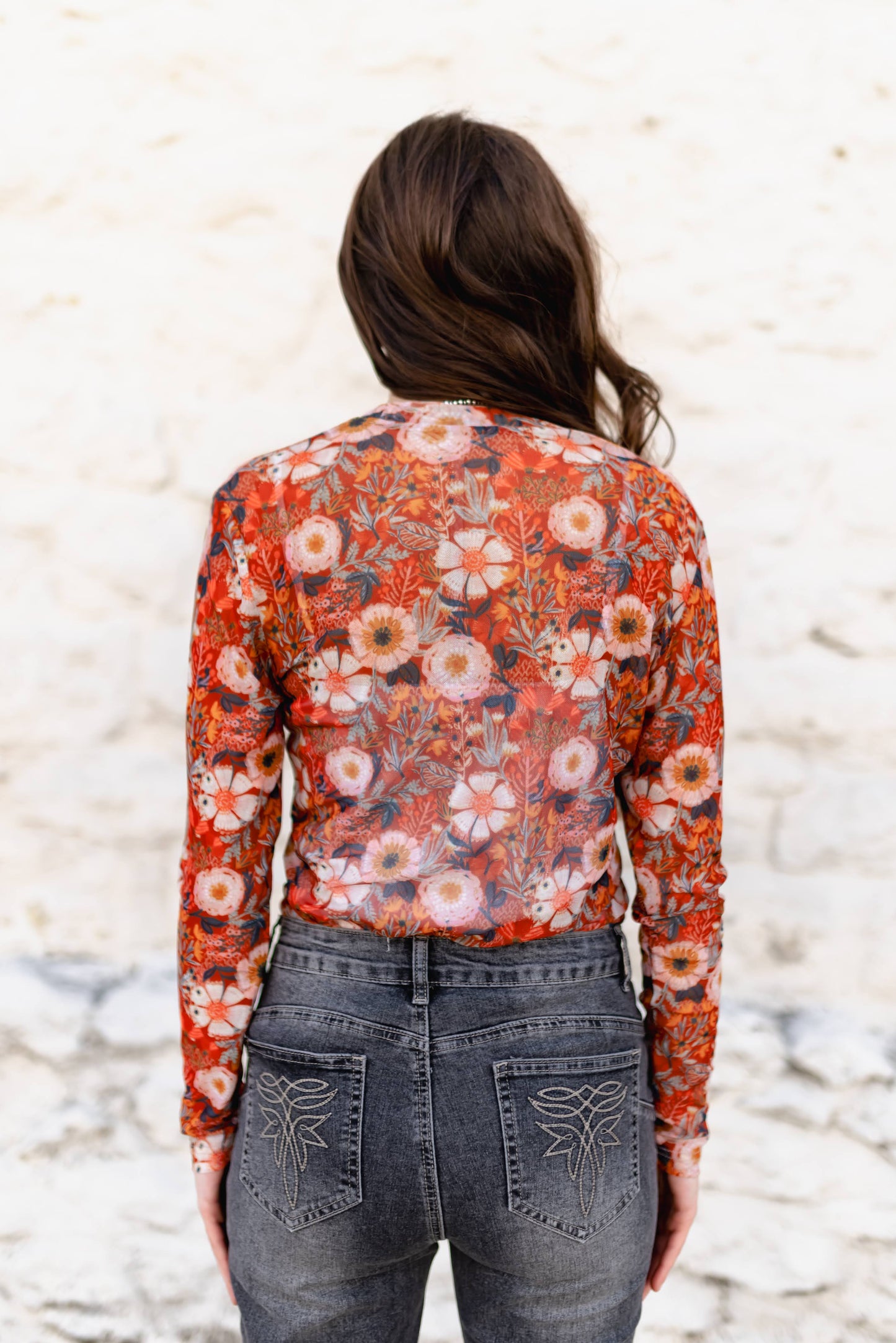 TH1221 RUST VINTAGE POPPIE MESH (7 Piece)