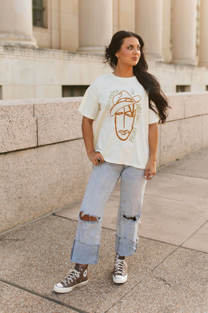 VR312 SUNDAZED & WESTERN RAISED GRAPHIC TEE (7 PIECE- WOMEN)