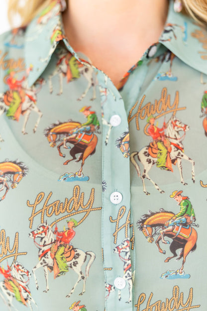 TH11 TEAL HOWDY (7 Piece)