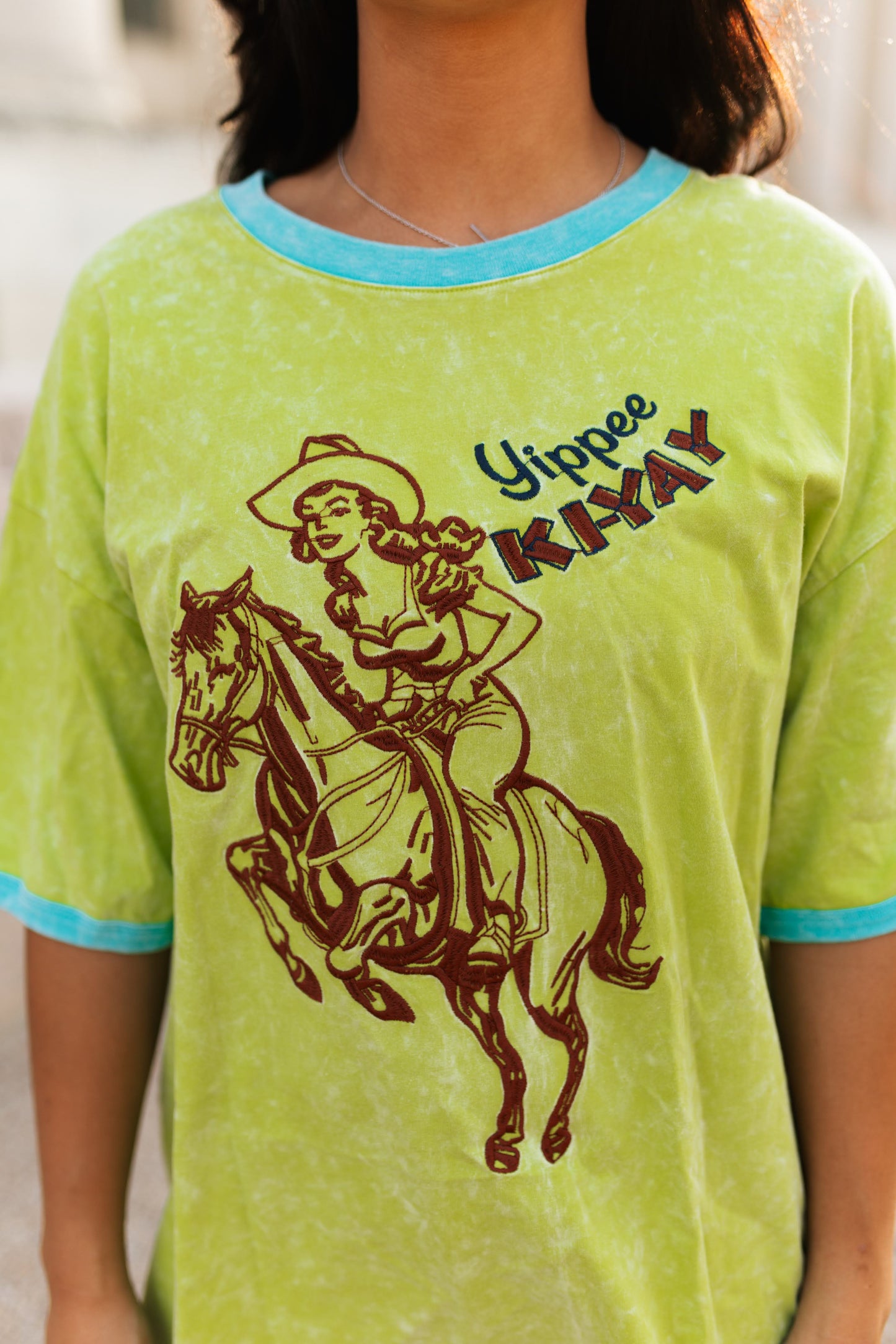 VR1 GREEN YIPPEE KI-YAY GRAPHIC TEE ( 7 PIECE)