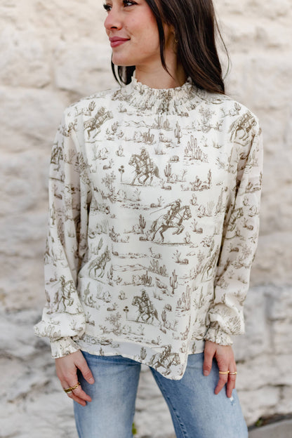 TH1900 S125 CACTUS AND COWBOYS (1 Piece)