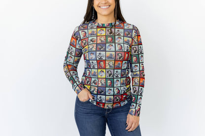 TH1221 S195 COUNTRY WESTERN CHECK TOP(1)