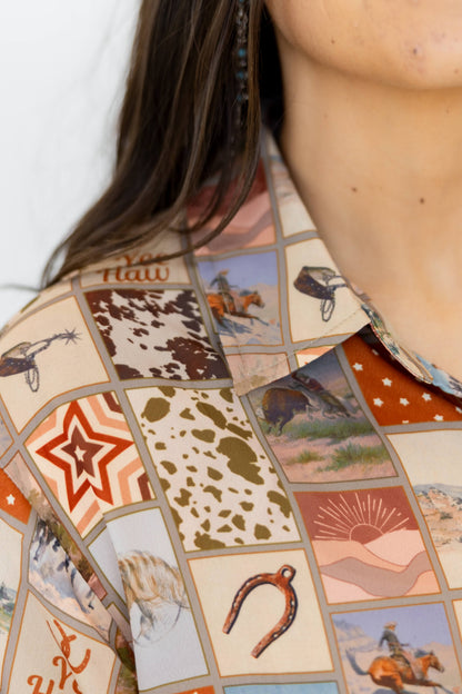 TH38 S316 BROWN SQUARE WESTERN (1 Piece)