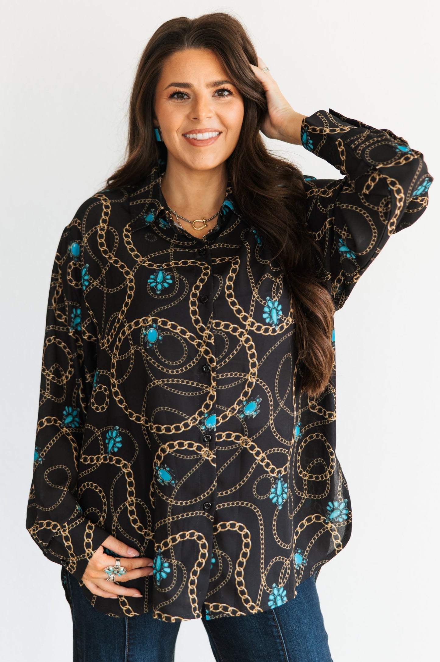 TH38  BLACK GOLD  CHAIN (7 Piece)