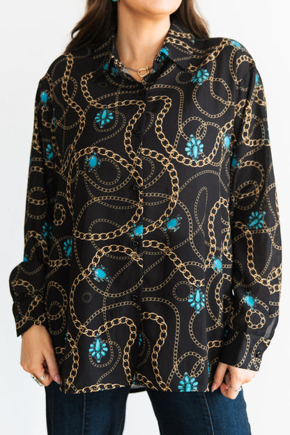 TH38  BLACK GOLD  CHAIN (7 Piece)