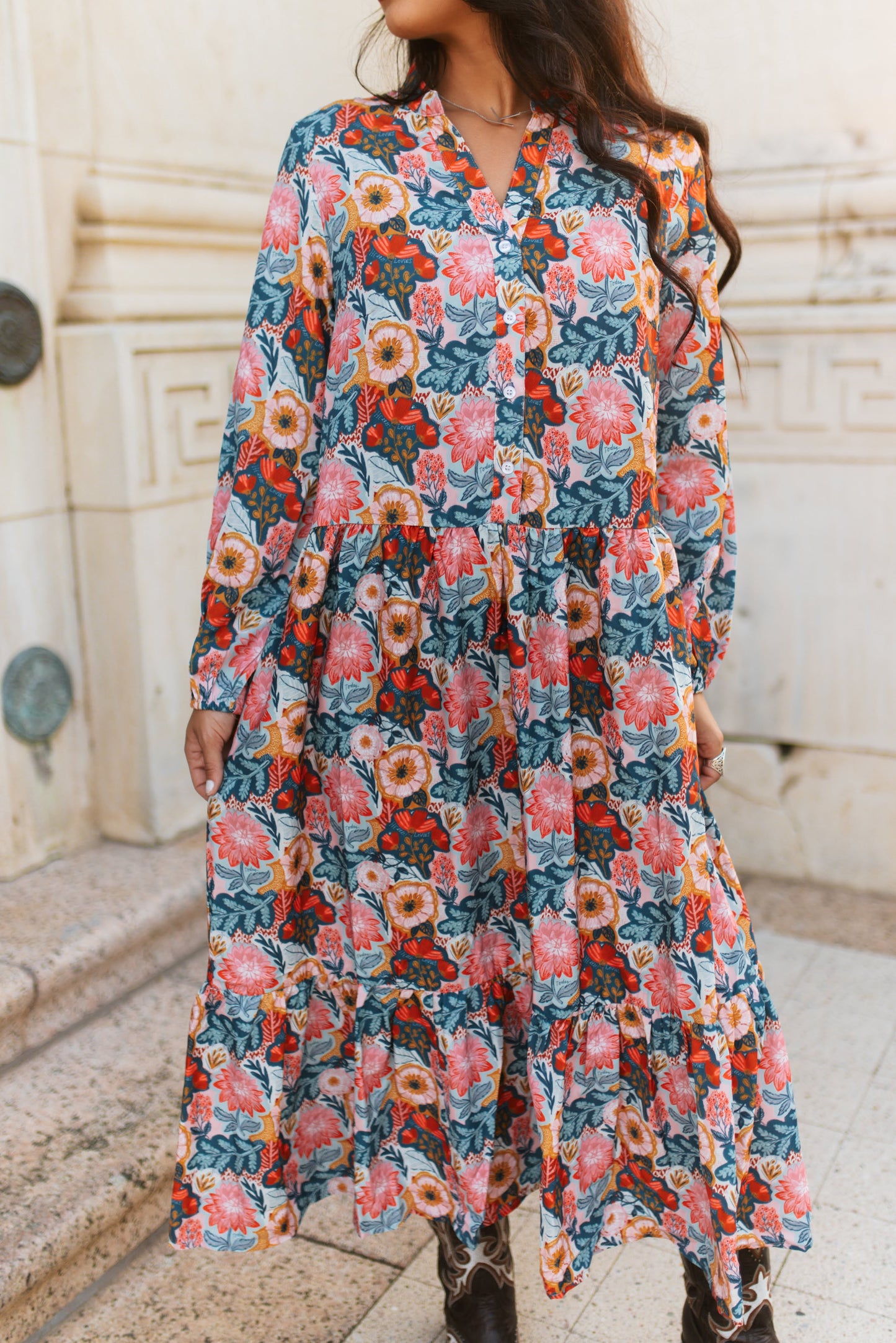 TH6211 VINTAGE POPPI  DRESS (7 Piece)