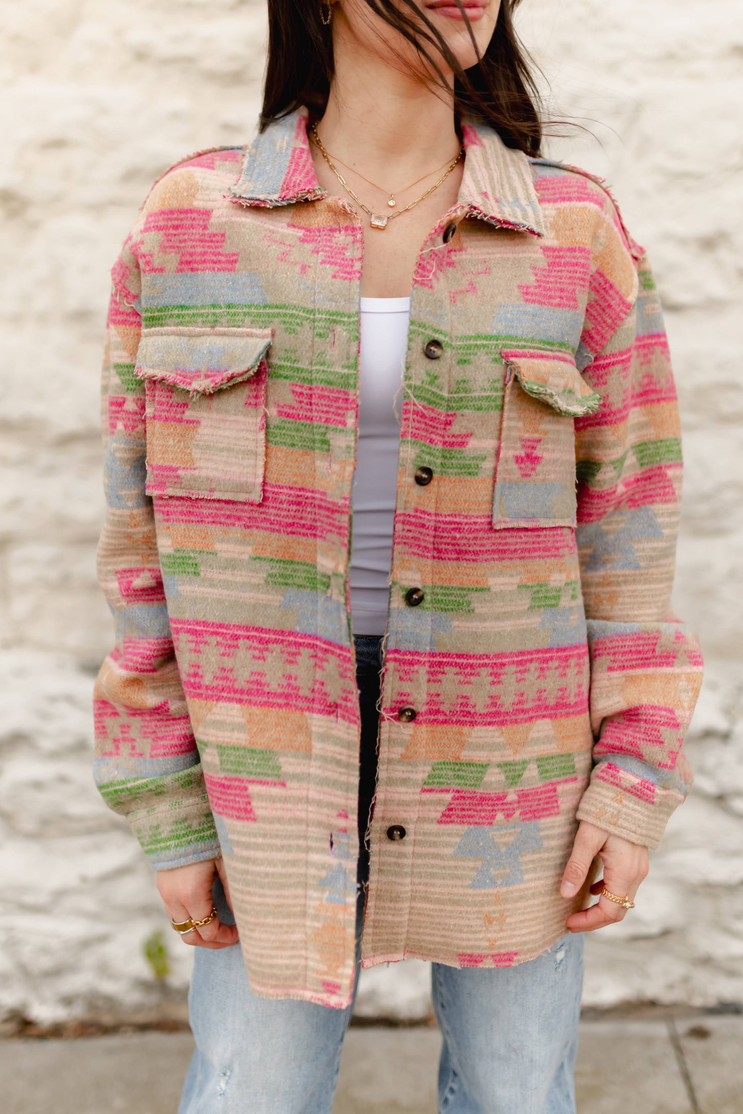 TH1210 MULTI AZTEC JACKET (7 Piece)