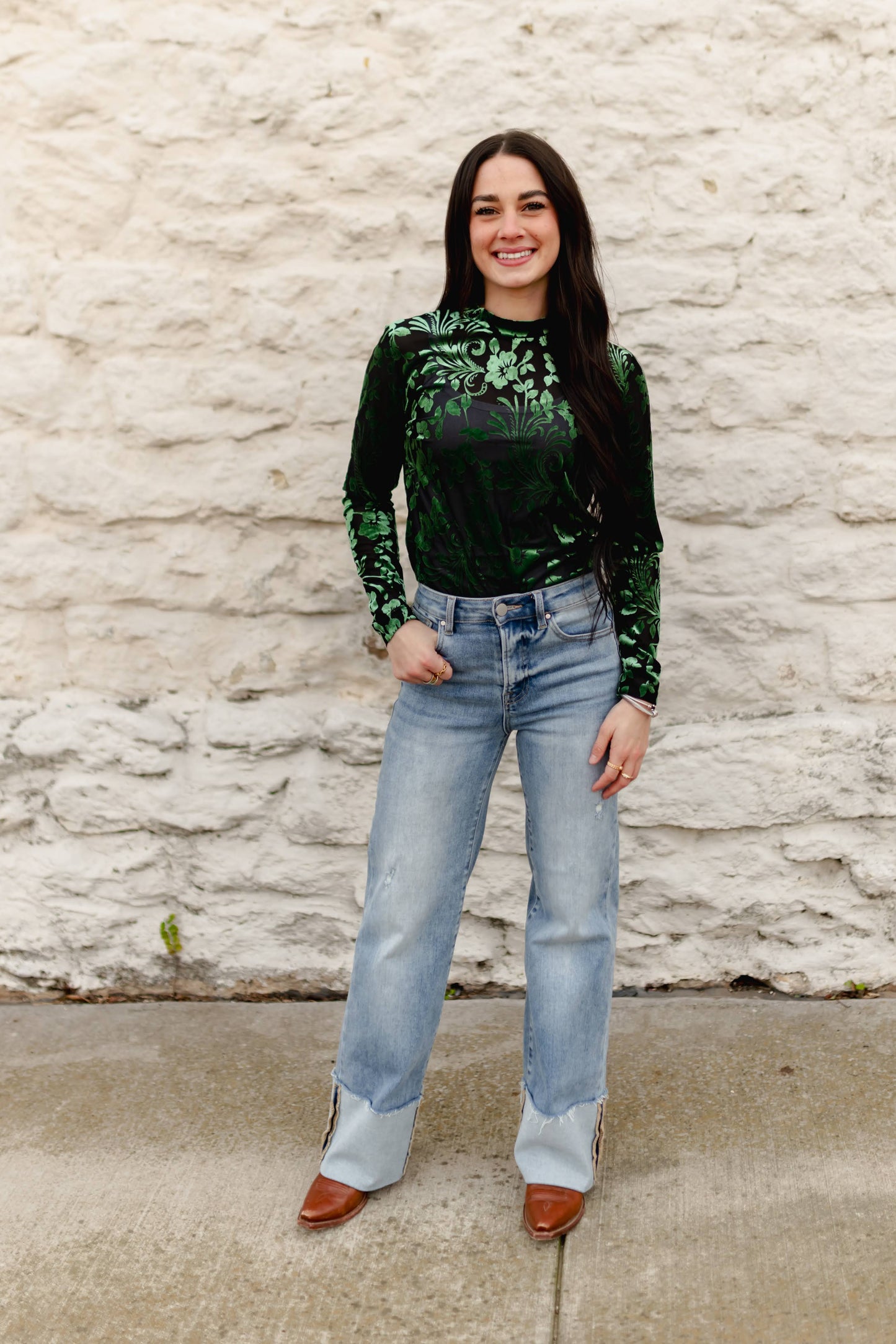 TH1221 S314 GREEN VELVET  (1 Piece)