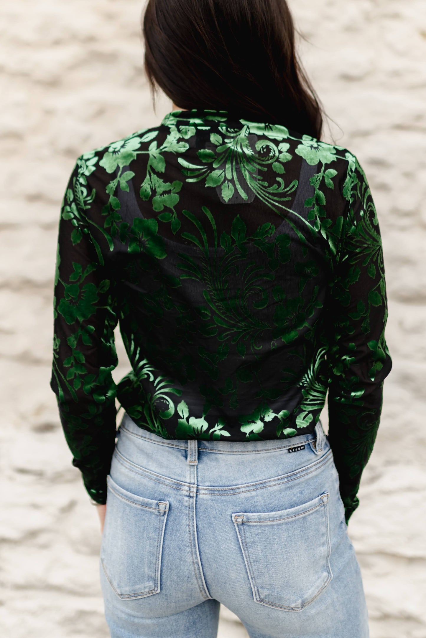 TH1221 GREEN VELVET  (7 Piece)