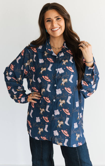 TH38  BLUE COWGIRL (7 Piece)