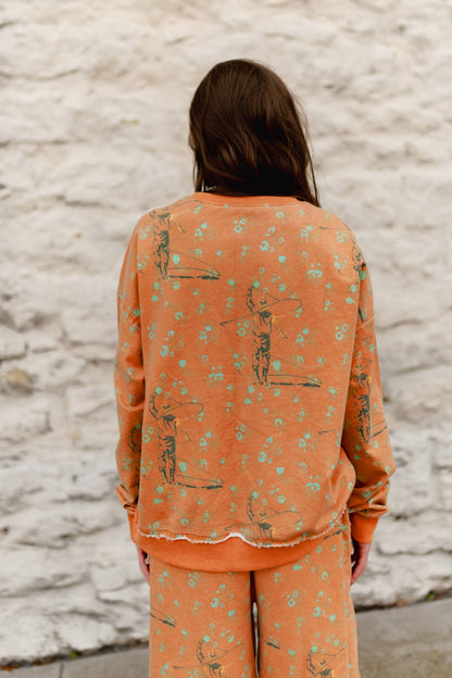 TH3400 RUSTIC BLOOM ROPING COWBOY SET  (7 Piece)