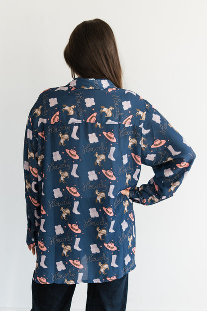 TH38  BLUE COWGIRL (7 Piece)