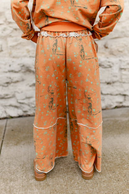 TH3400 RUSTIC BLOOM ROPING COWBOY SET  (7 Piece)