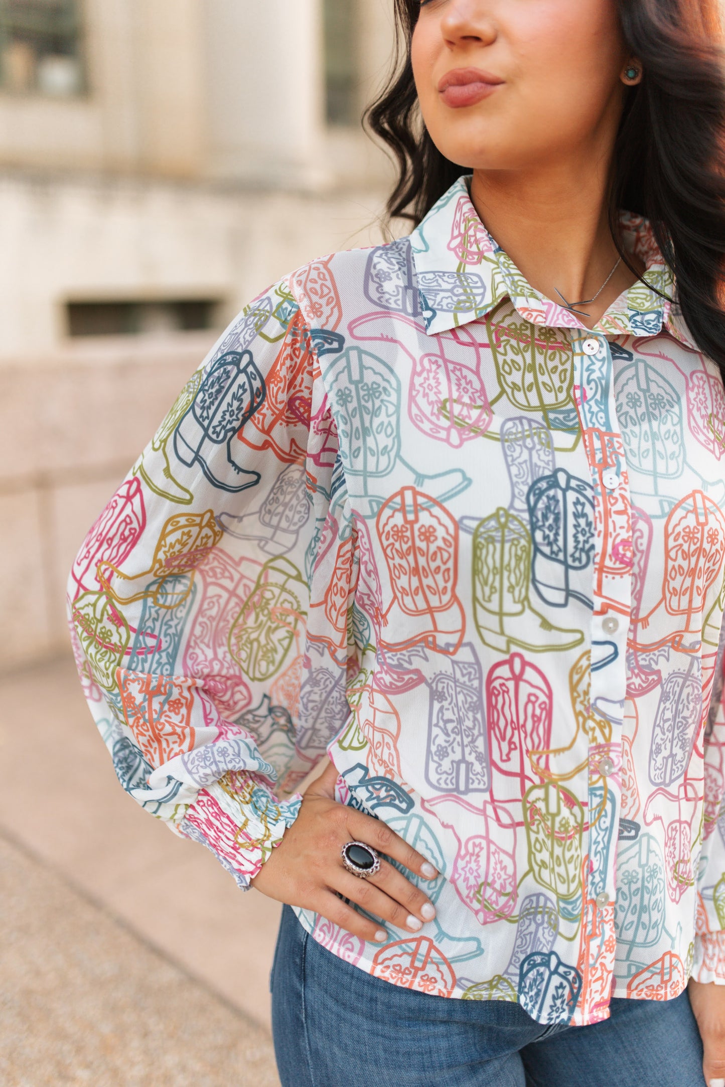 TH23 MULTI BOOT BLOUSE(7 Pieces)