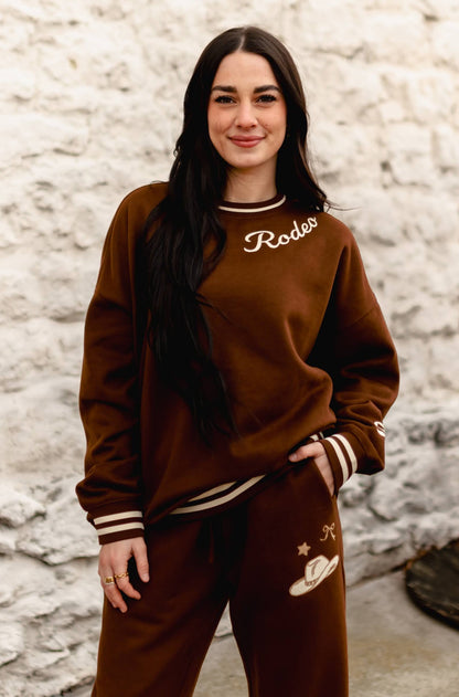 VR200 BROWN RODEO SWEATSHIRT (7 Pieces)