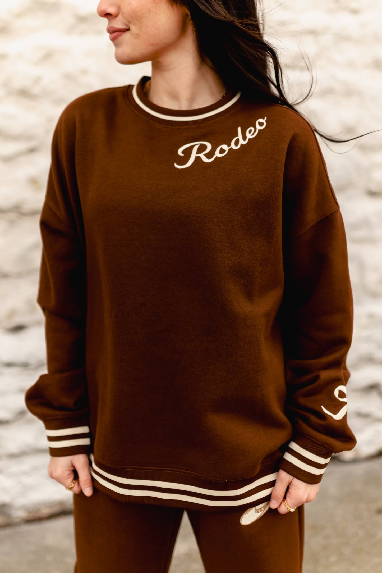 VR200 BROWN RODEO SWEATSHIRT (7 Pieces)