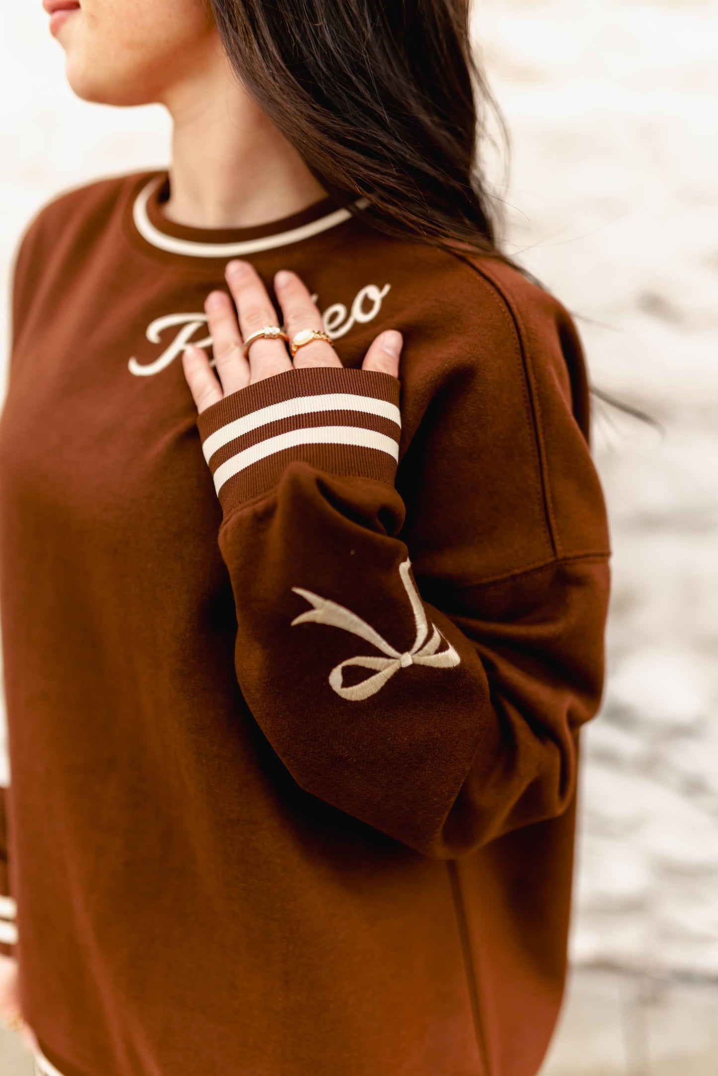 VR200 BROWN RODEO SWEATSHIRT (7 Pieces)
