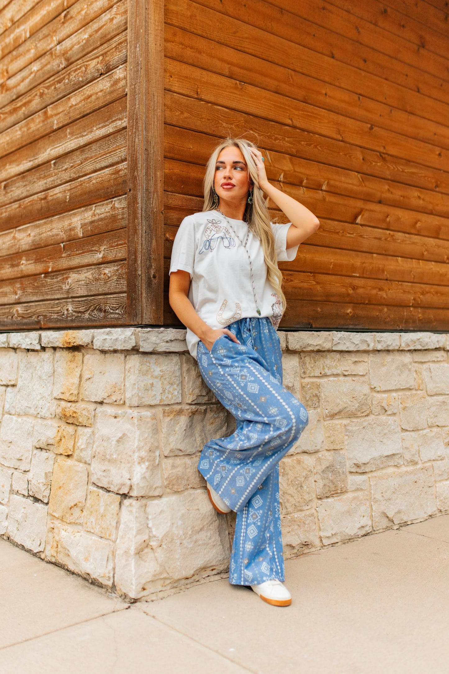 TH2109 BLUE AZTEC  (7 Piece)