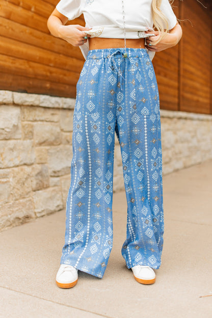 TH2109 BLUE AZTEC  (7 Piece)