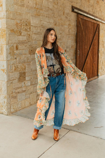 TH6170 PEACH MIXED KIMONO (6 Piece)
