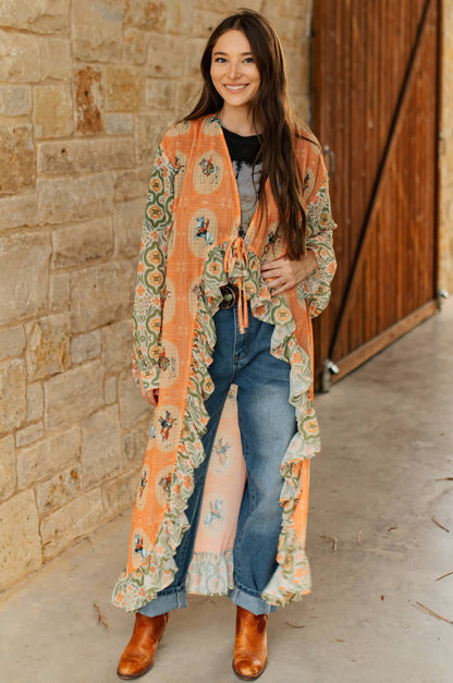 TH6170 PEACH MIXED KIMONO (6 Piece)