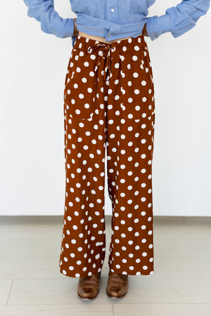 TH2109 BROWN DOT PANT  (7 Pieces)