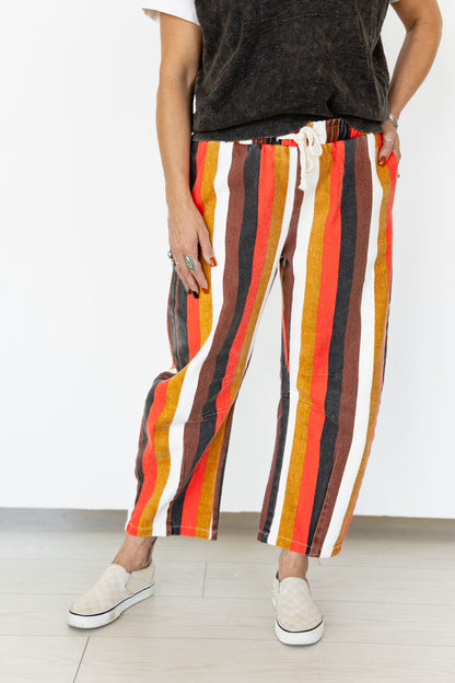 TH2107 MULTI STRIPE BARREL PANT(7 Piece)