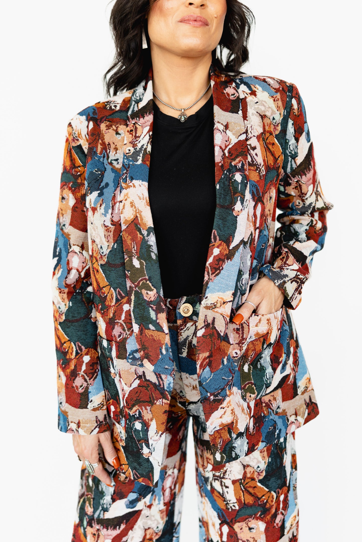 TH1200 HORSE BLAZER WEAVED  (7 Piece)