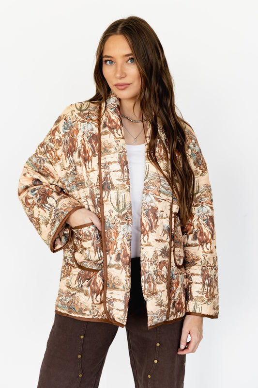 TH1070 COWBOY QUITTED JACKET (7 Piece)