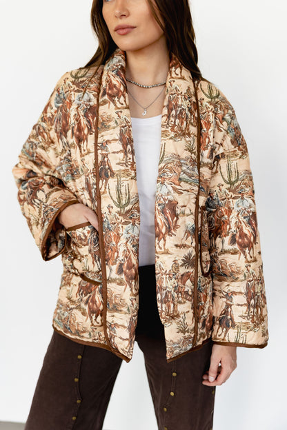 TH1070 COWBOY QUITTED JACKET (7 Piece)