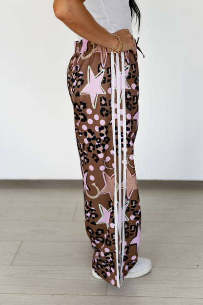 VR57 BROWN STAR HORSESHOE PANTS (OPEN)