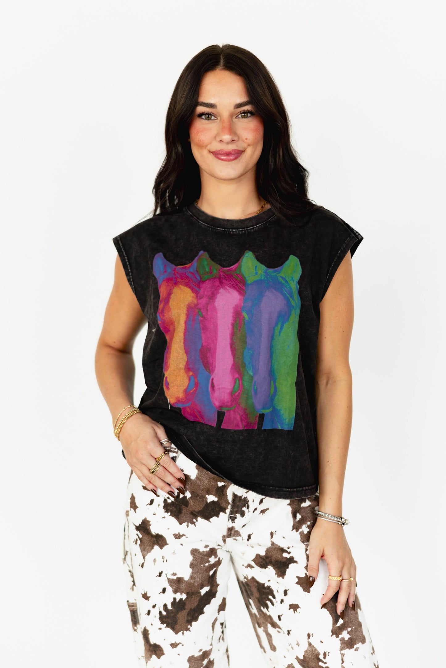 VR3 TRIPLE NEON HORSE TEE (7 PIECE- WOMEN)