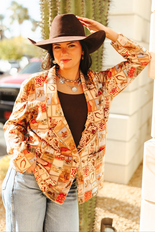 TH1205 WESTERN SQUARE BLAZER (7 Piece)