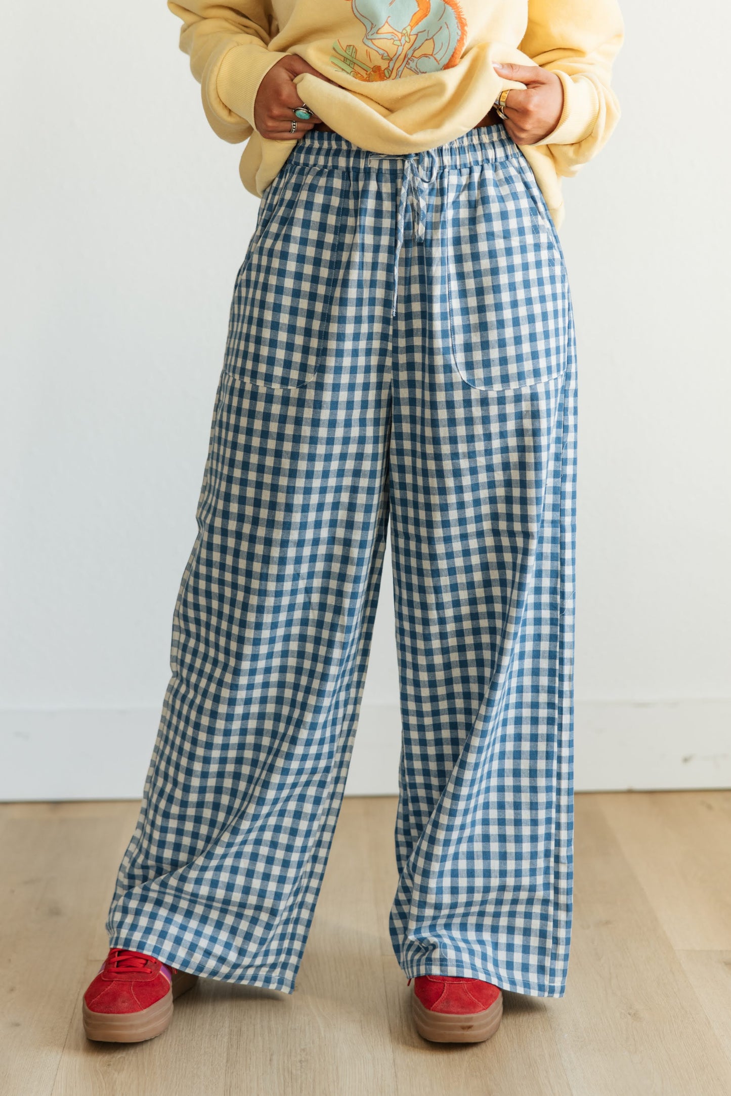 TH2108 BLUE GINGHAM(7 Piece)