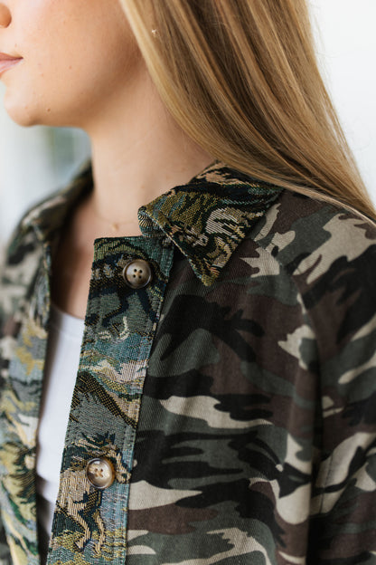 TH013 CAMO TIE JACKET (7 Piece)