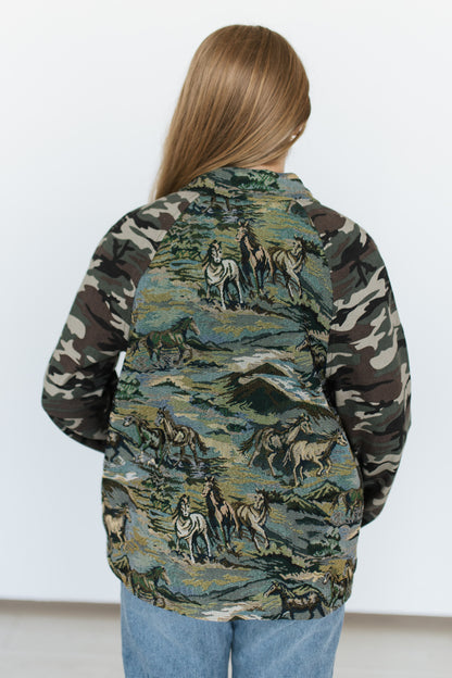 TH013 CAMO TIE JACKET (7 Piece)