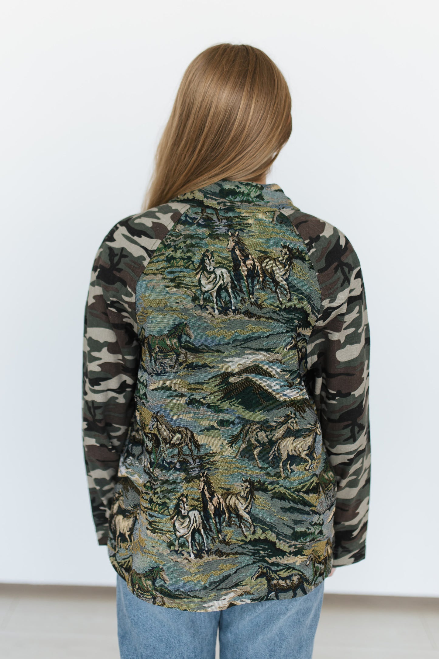 TH013 CAMO TIE JACKET (1 Piece)