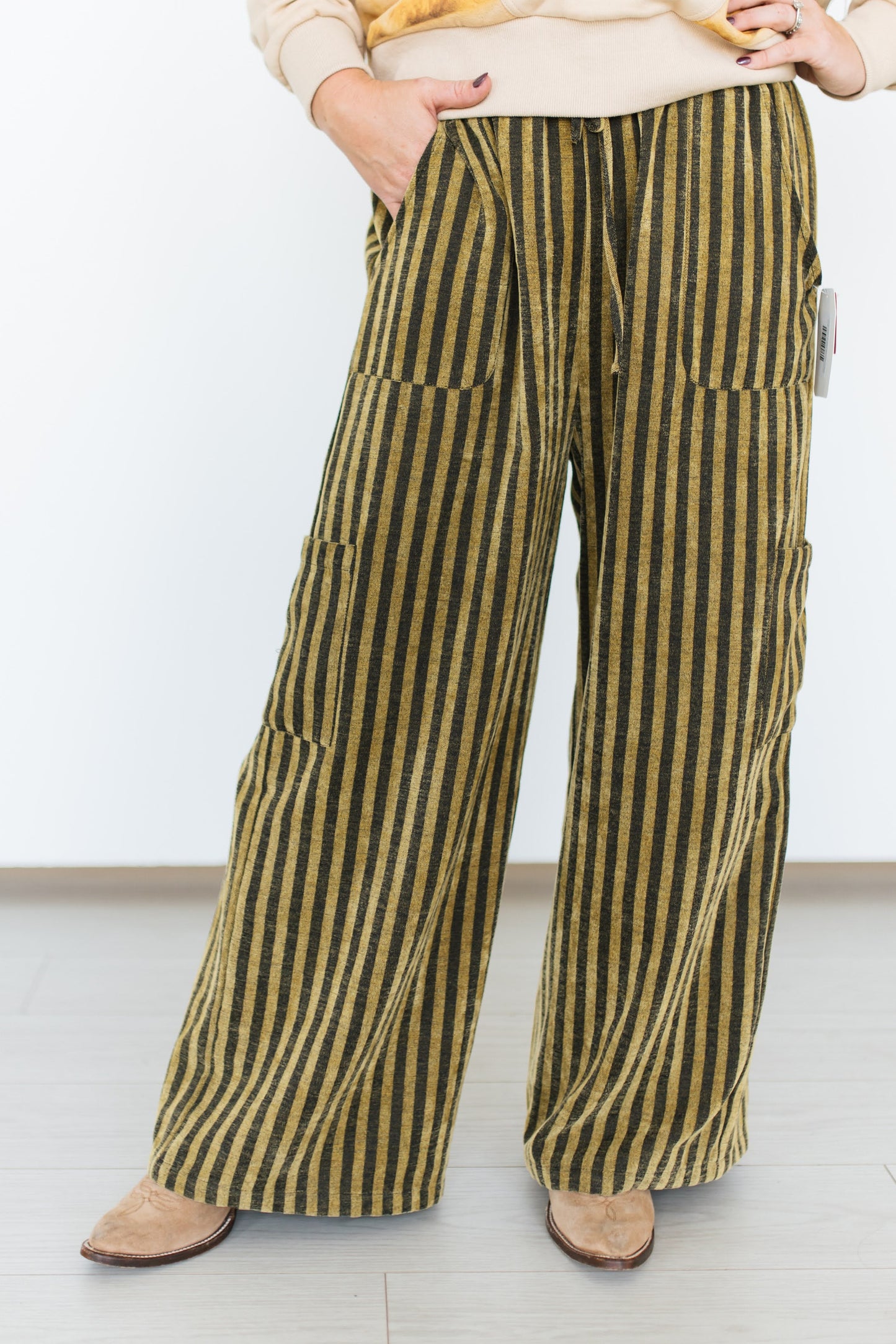 TH132 TERRY STRIPED MUSTRAD (7 Piece)