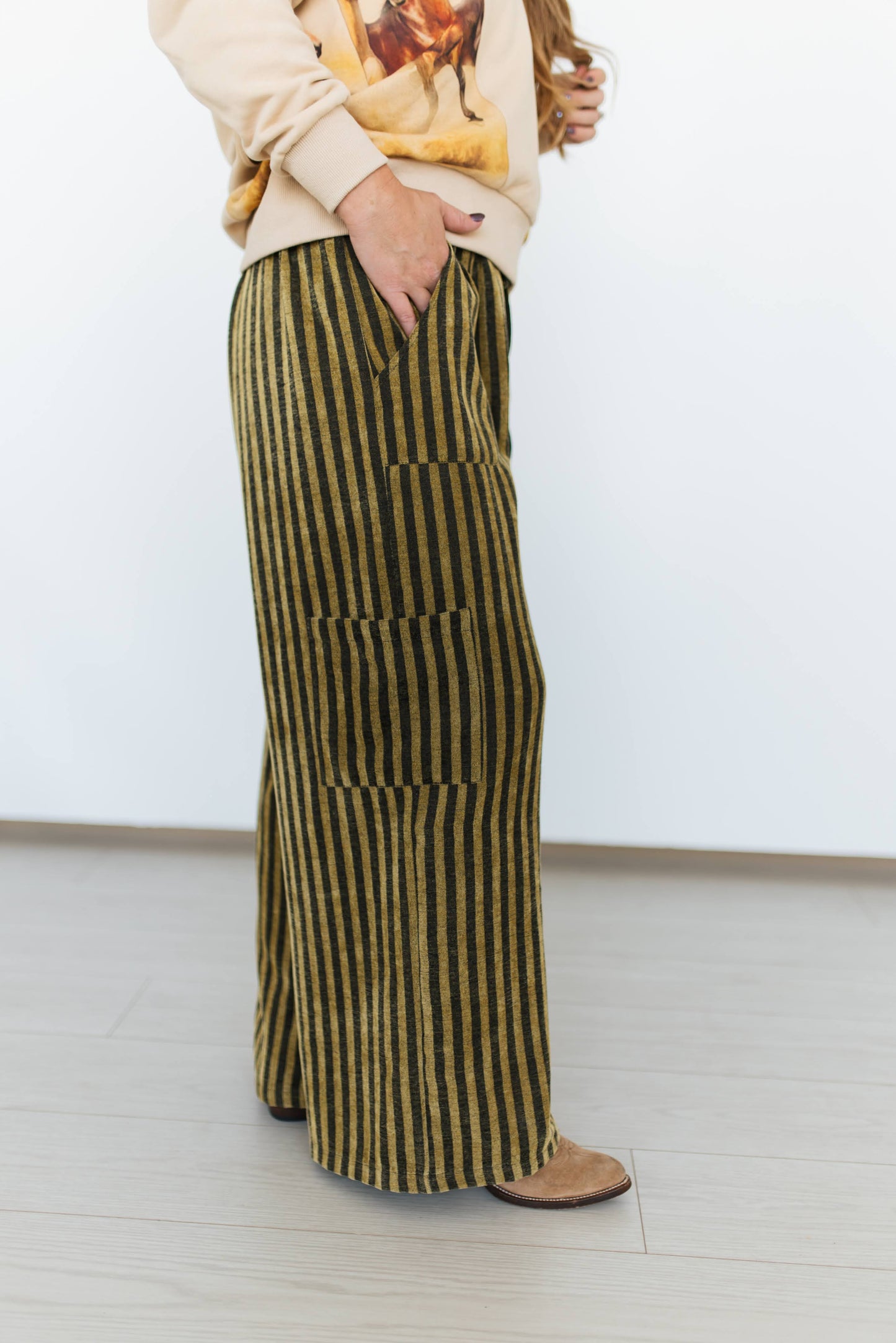 TH132 TERRY STRIPED MUSTRAD (7 Piece)